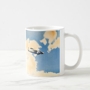 Vintager Transport, Albatross Flugzeug Kaffeetasse