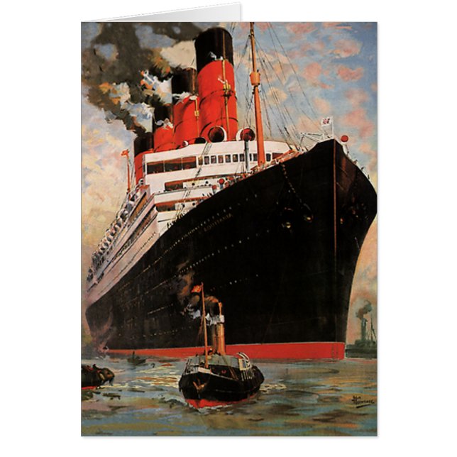Vintager Transport, Kreuzfahrtschiff Schlepper (Vorne)