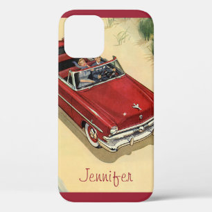Vintager Transport, roter Cabrio-Strand Case-Mate iPhone Hülle