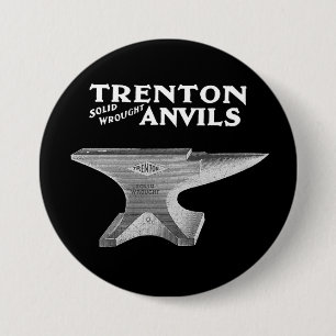 Vintager Trenton Anvil Blacksmithing Button