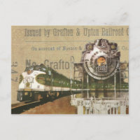 Vintager Triebzug Dampfzug Motor Steampunk