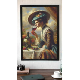 Vintager Trinkwein Poster