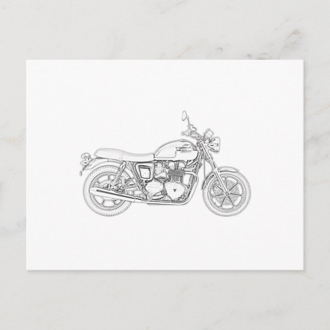 Vintager Triumph Postkarte (Vorderseite)