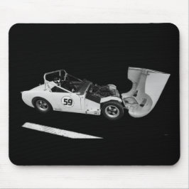 Vintager Triumph Sprite Race Car Mousepad