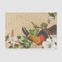 Vintager TropenToukan Seidenpapier