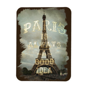 Vintager Turm-Magnet Paris Eiffel Magnet