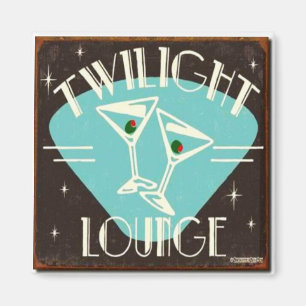 Vintager "Twilight Aufenthaltsraum-" Magnet