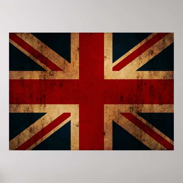 Vintager Union Jack Poster (Vorne)