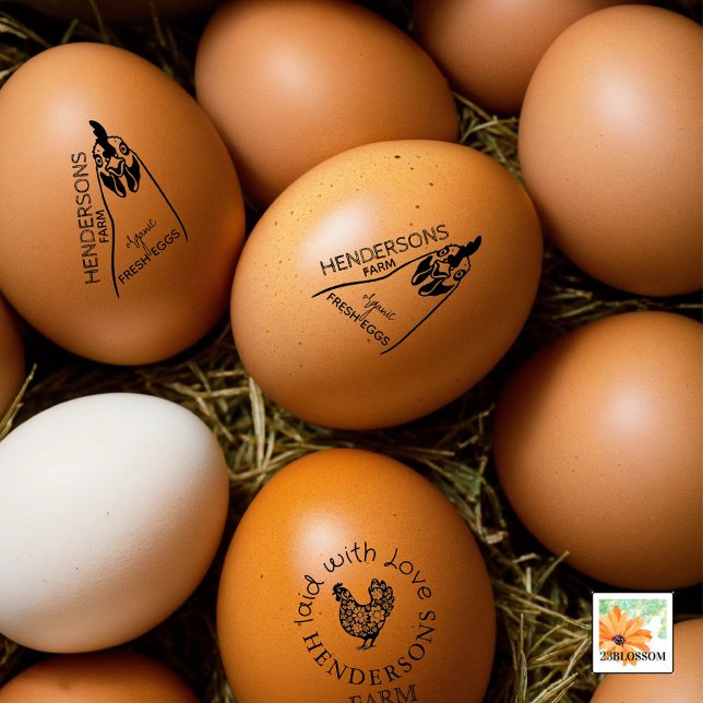 VINTAGER, unkomplizierter Hennenlandname Gummistempel (Von Creator hochgeladen)