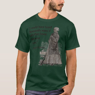 Vintager Untergrund Eisenbahn Shirt-Afrika T-Shirt