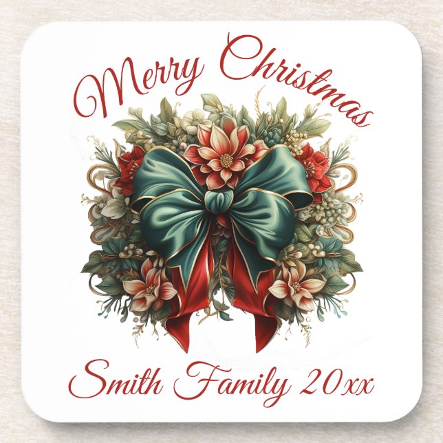 Vintager Untersetzer aus festem Kunststoff (Vorderseite)