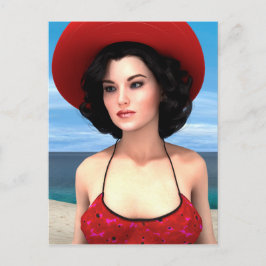 Vintager Urlaub Postkarte