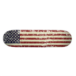 Vintager US-FlaggeSkateboard Skateboard