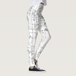 Vintager Vakuumröhrentransmitter Leggings