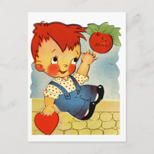 Vintager Valentine Feiertagspostkarte