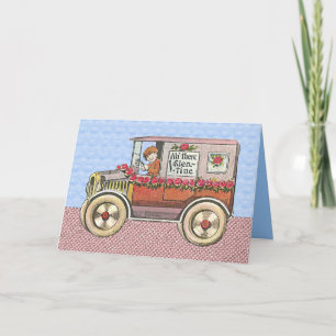 Vintager Valentinstag Feiertagskarte