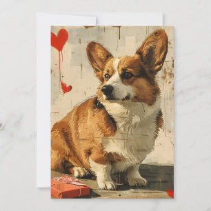 Vintager Valentinstag Feiertagskarte