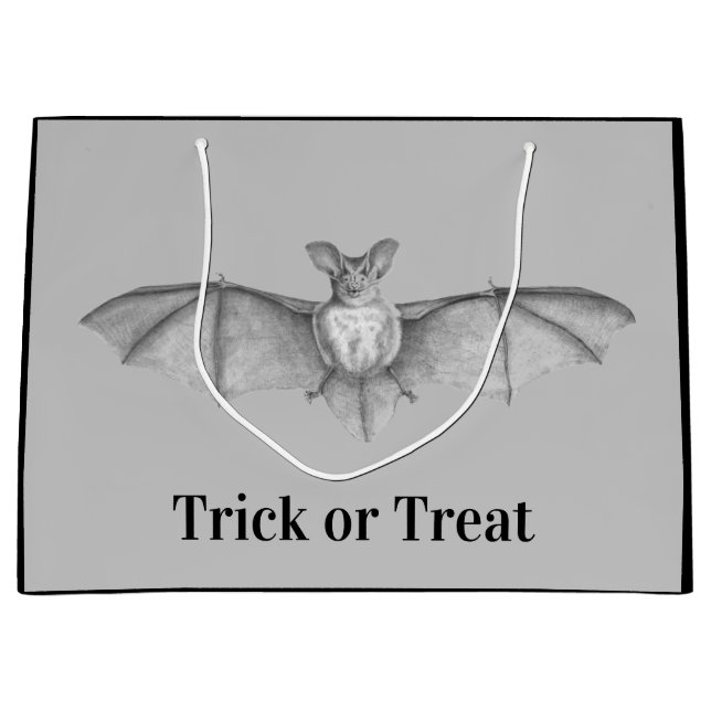 Vintager Vampirschlauch oder Treatbeutel Große Geschenktüte (Vorderseite)
