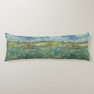 Vintager Van Gogh Schlicht bei Auvers mit Regenwol Seitenschläferkissen