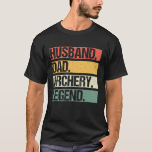 Vintager Vater Bogenschießlegende Sportvater T-Shirt