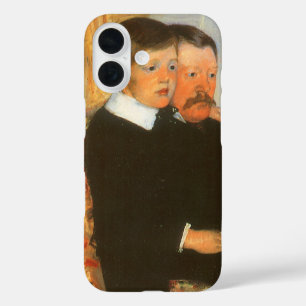 Vintager Vater und Sohn Portrait von Mary Cassatt iPhone 16 Hülle