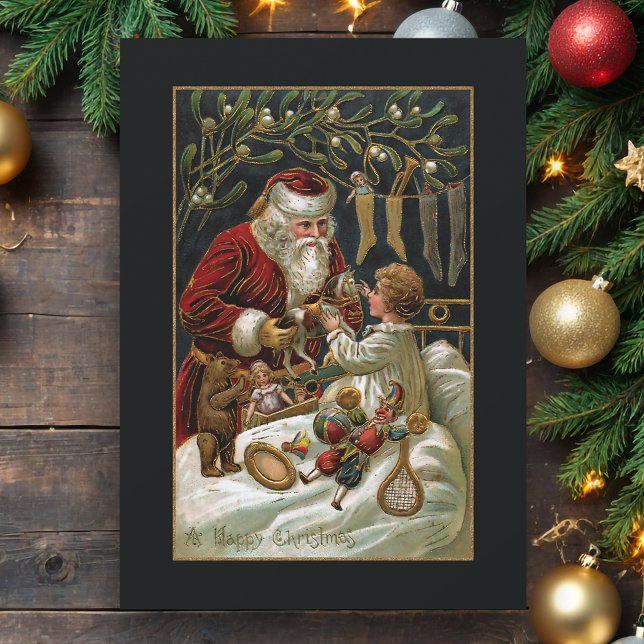 Vintager Vater Weihnachten Geschenke für Kinder (Von Creator hochgeladen)