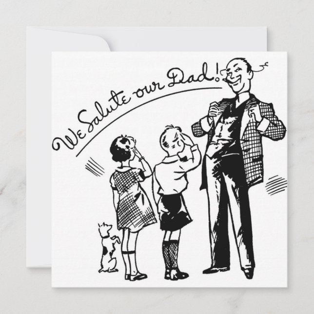 Vintager Vatertag (Vorderseite)