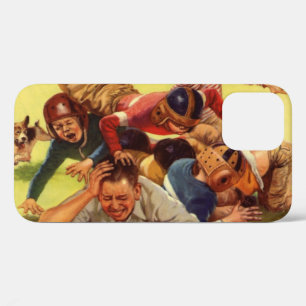 Vintager Vatertag, Fußballkinder und Familienhund Case-Mate iPhone Hülle