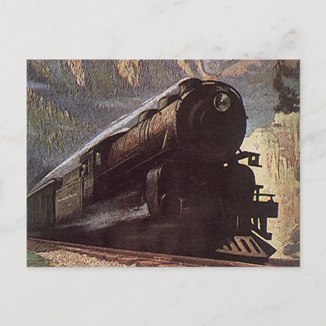 Vintager Verkehr, Bergverkehr Postkarte (Vorderseite)