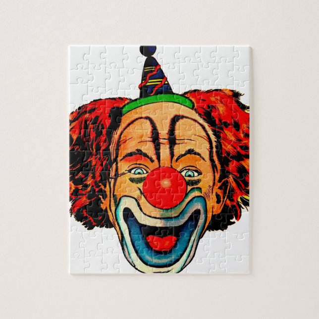 Vintager verrückter Clown (Vertikal)