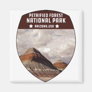Vintager versteinerter Wald Nationalpark Arizona Magnet