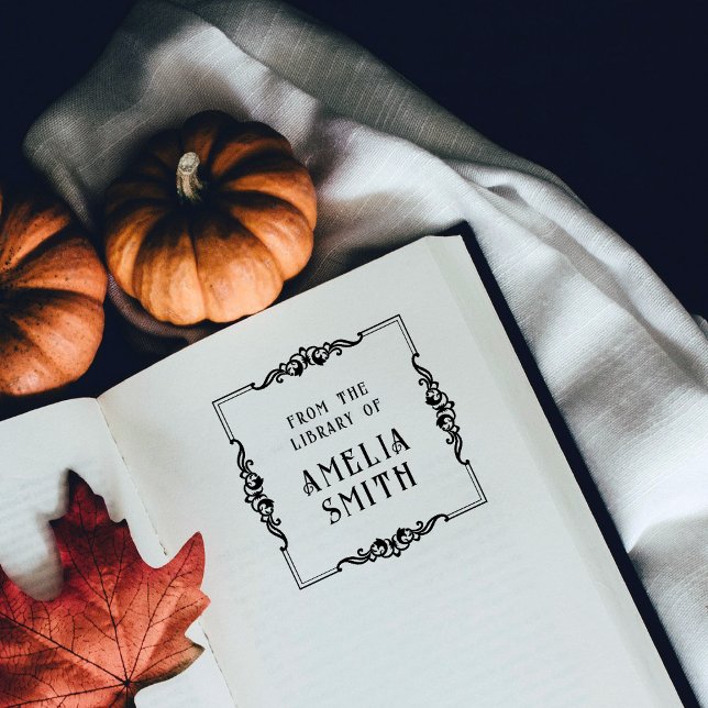 Vintager Verzierter Rahmen aus der Bibliothek Permastempel (Von Creator hochgeladen)