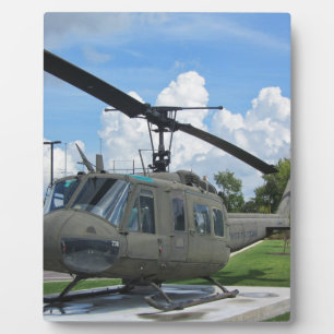 Vintager Vietnamhhhubschrauber Fotoplatte