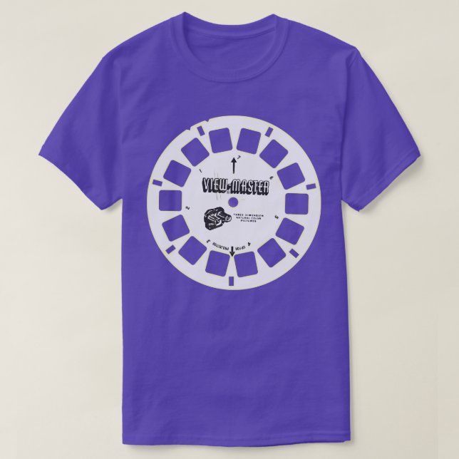 Vintager Viewmaster-Regler T-Shirt (Design vorne)