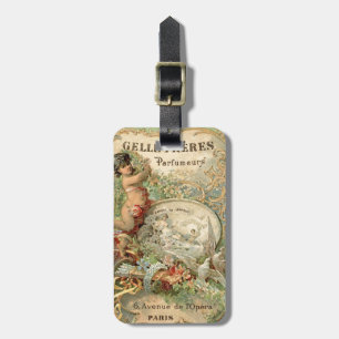 Vintager/viktorianischer Franzose-Aufkleber Gepäckanhänger