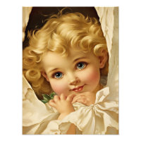 Vintager Viktorianischer Stil Angel Illustration A