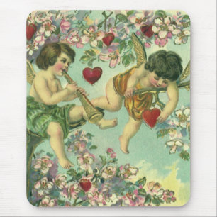 Vintager Viktorianischer Valentinstag Mousepad