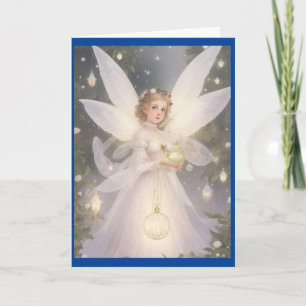 Vintager Viktorianischer Weihnachtsgel Feiertagskarte