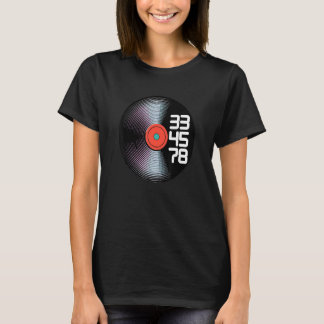 Vintager Vinyl Record Music Record Player Audiophi T-Shirt