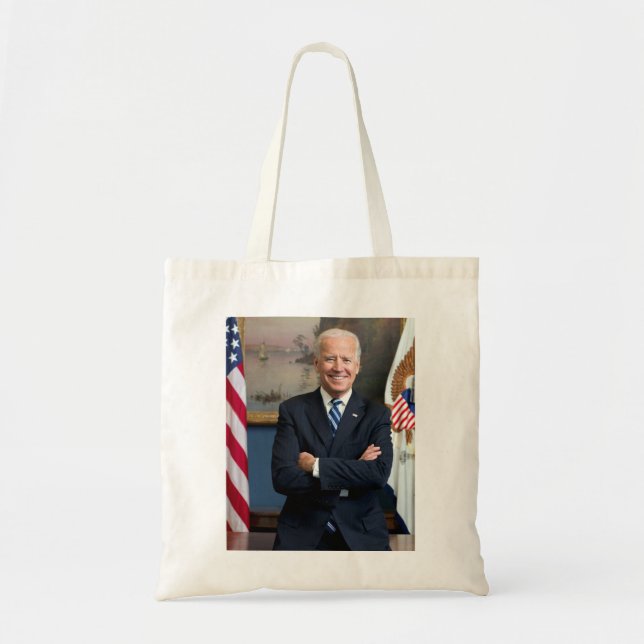 Vintager Vizepräsident Joe Biden Portrait Tragetasche (Vorne)