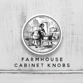 Vintager Waschsalon 🧺 Weiß Keramikknauf