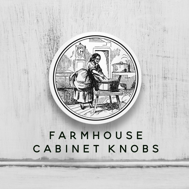 Vintager Waschsalon 🧺 Weiß Keramikknauf (Vintage Farmhouse Laundry Room  White Ceramic Knob 🧺✨)