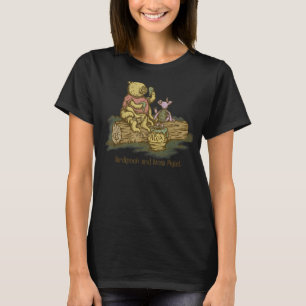 Vintager Wasserbär und Moosbläschen T-Shirt