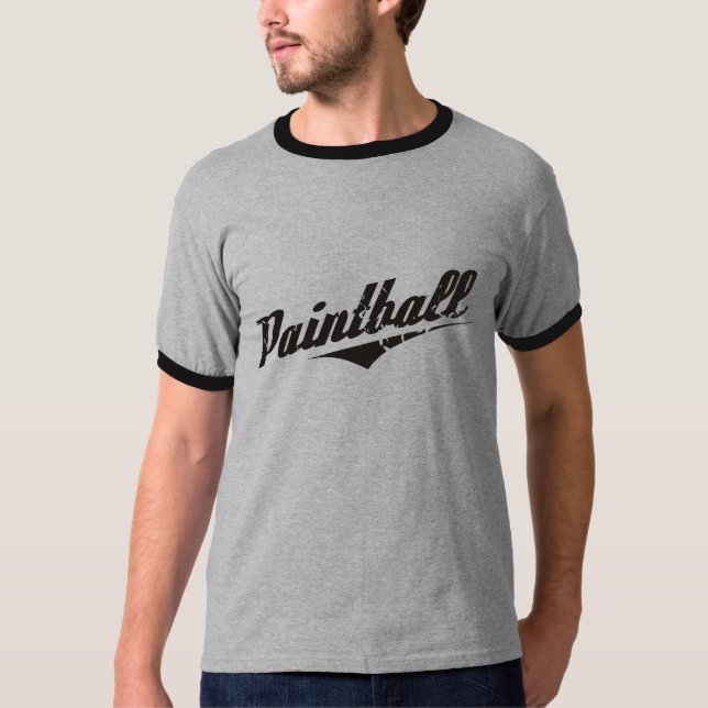 Vintager Weckerpaintball-T - Shirt (Vorderseite)