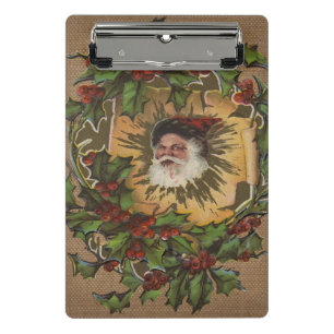 Vintager Weihnachtsanfang Mini Klemmbrett