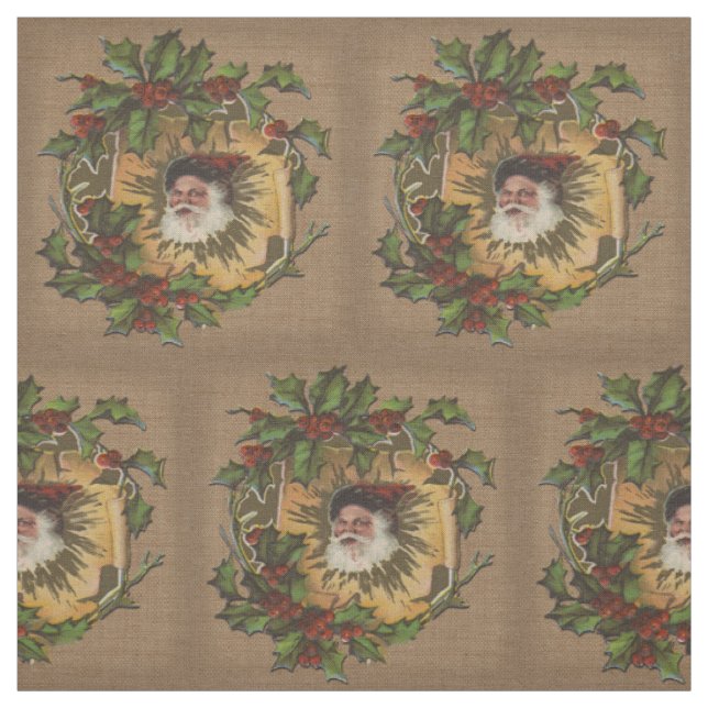 Vintager Weihnachtsanfang Stoff (Muster)