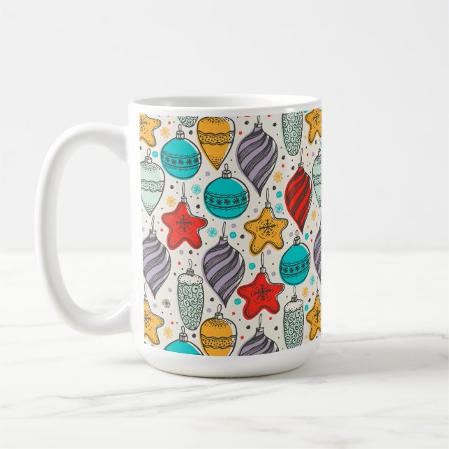 Vintager Weihnachtsbaum Kaffeetasse (Links)