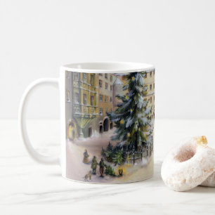 Vintager Weihnachtsbaum Kaffeetasse