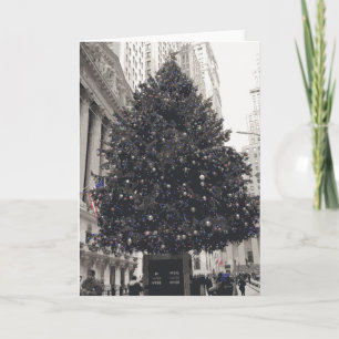 Vintager Weihnachtsbaum Karte