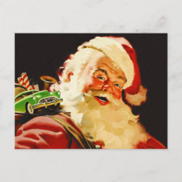 Vintager Weihnachtsfeiertag Postkarte